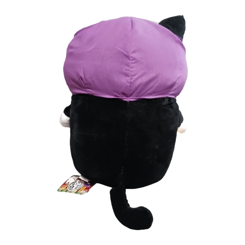 Amuse ninja cat plush blk/purple